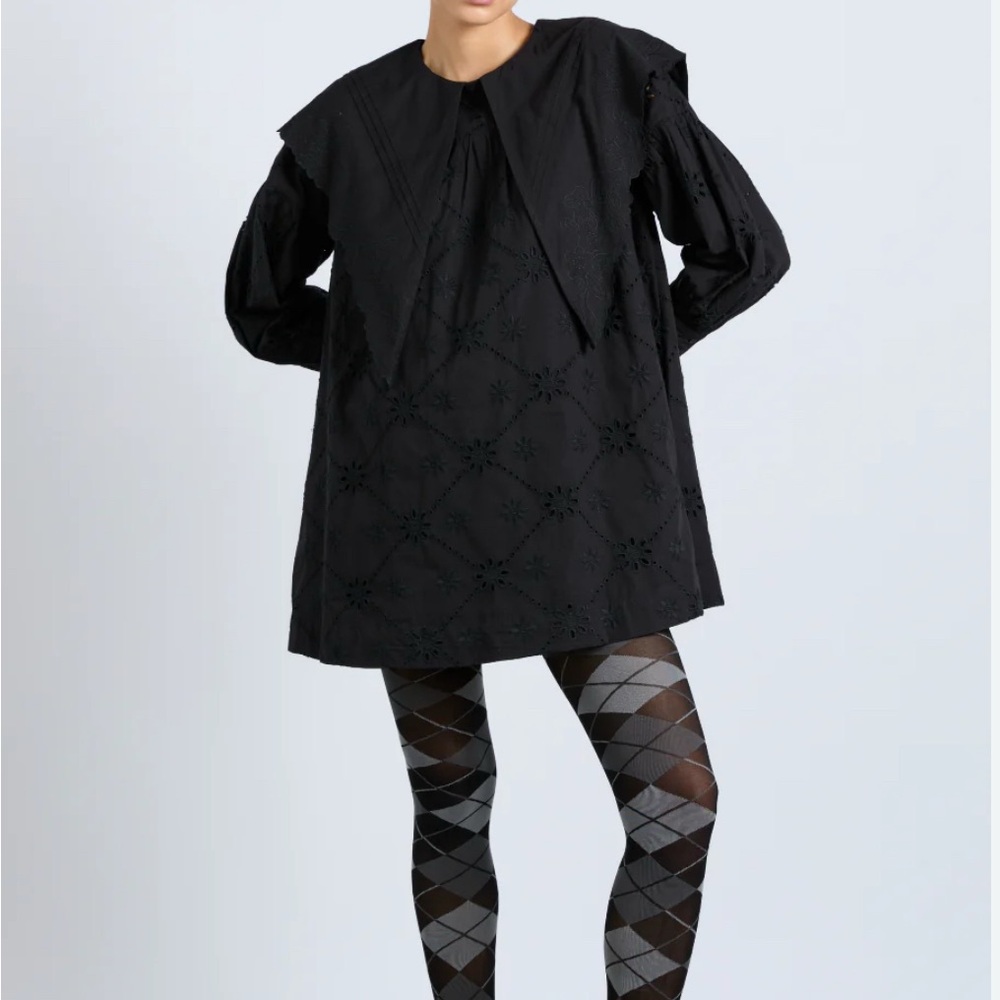 Damson Madder Black Clementine Dress